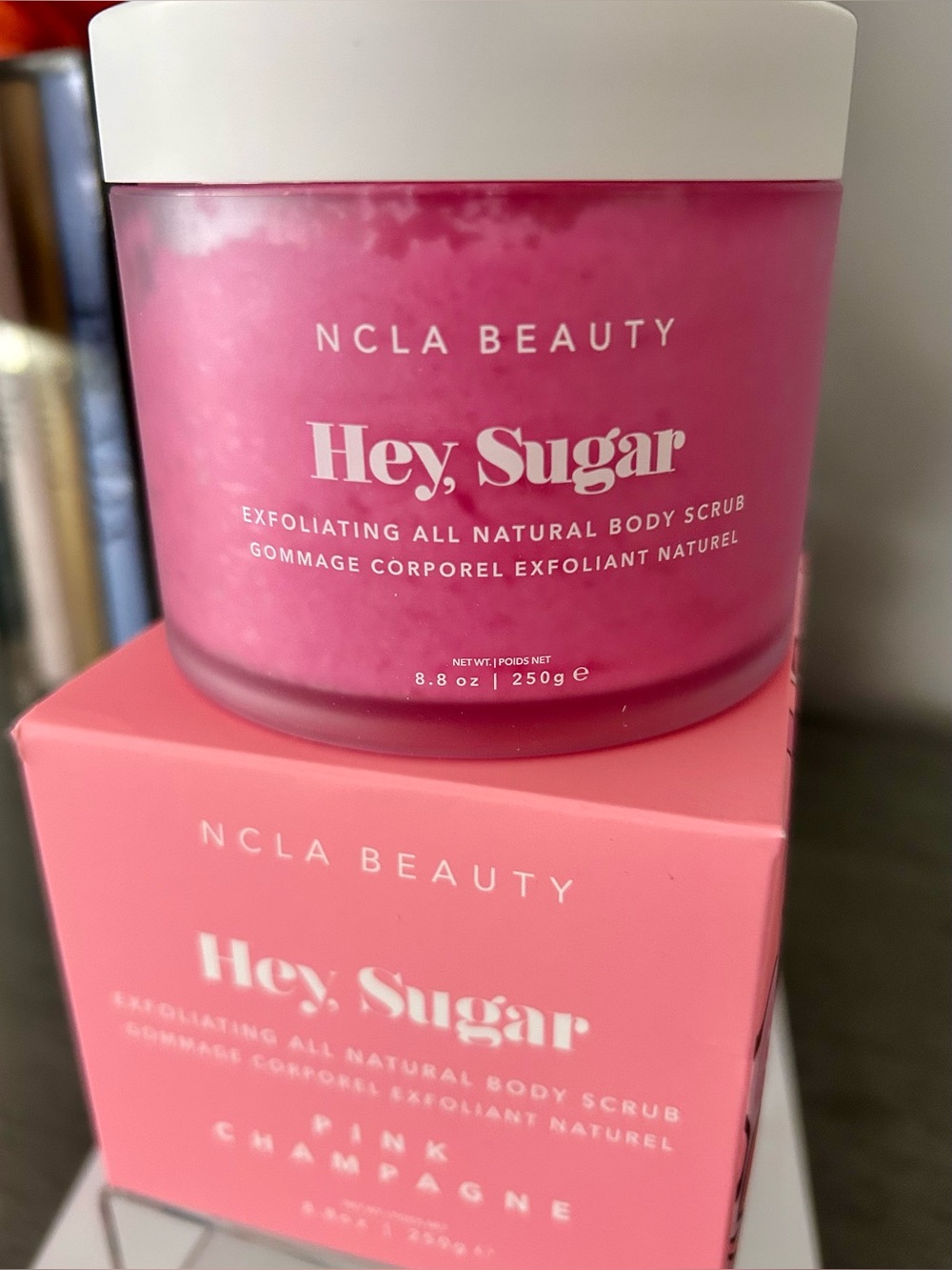 Hey, Sugar Exfoliating Body Scrub — Pink Champagne